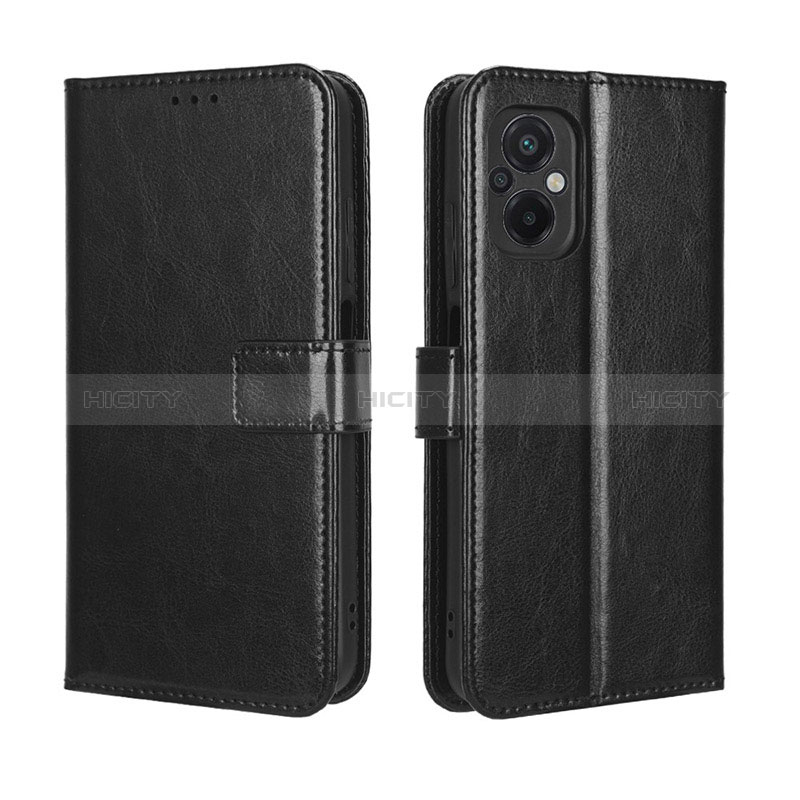 Handytasche Stand Schutzhülle Flip Leder Hülle BY5 für Xiaomi Poco M5 4G Schwarz Plus