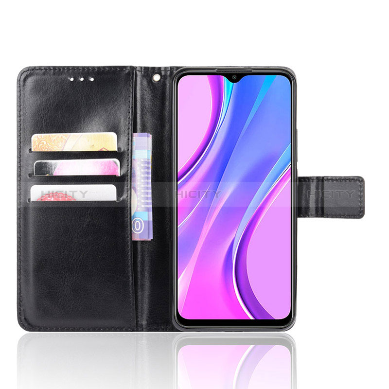 Handytasche Stand Schutzhülle Flip Leder Hülle BY5 für Xiaomi Redmi 9 groß