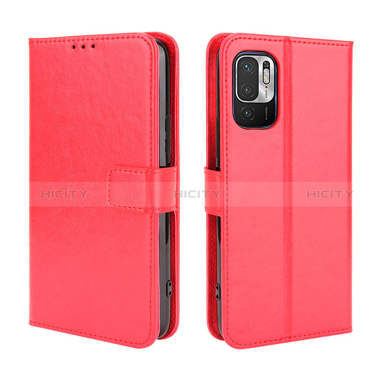 Handytasche Stand Schutzhülle Flip Leder Hülle BY5 für Xiaomi Redmi Note 10 JE 5G Rot