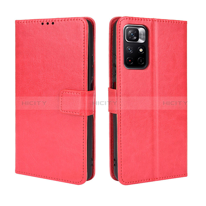 Handytasche Stand Schutzhülle Flip Leder Hülle BY5 für Xiaomi Redmi Note 11T 5G Rot
