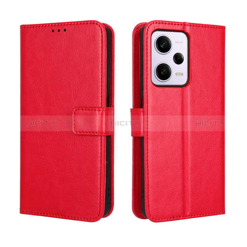 Handytasche Stand Schutzhülle Flip Leder Hülle BY5 für Xiaomi Redmi Note 12 Explorer Rot Plus