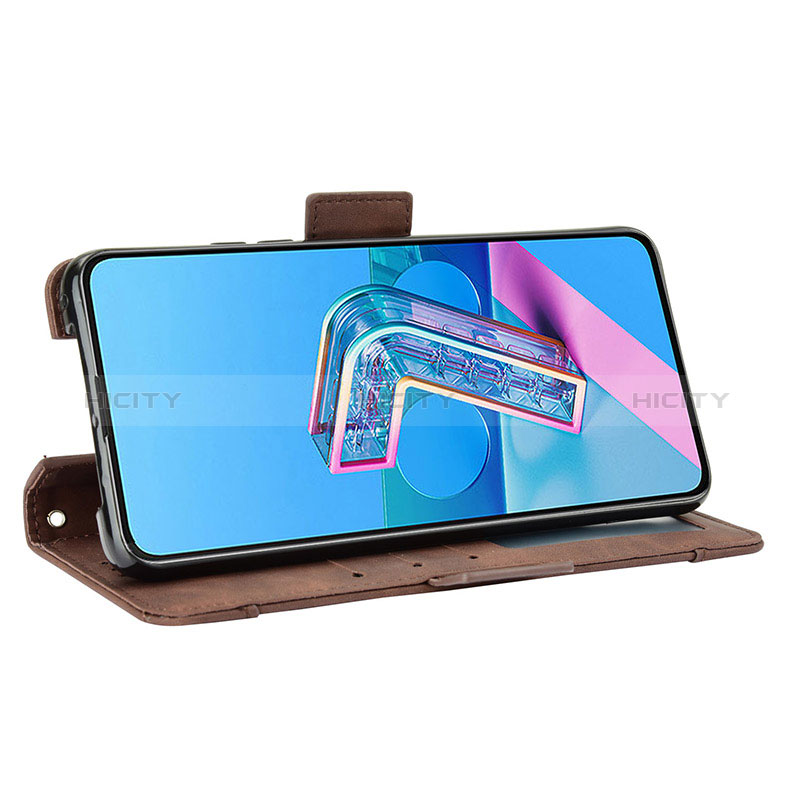 Handytasche Stand Schutzhülle Flip Leder Hülle BY6 für Asus Zenfone 7 Pro ZS671KS groß