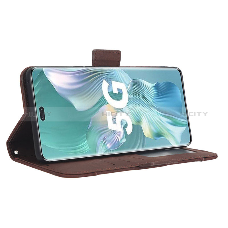 Handytasche Stand Schutzhülle Flip Leder Hülle BY6 für Huawei Honor 80 Pro 5G