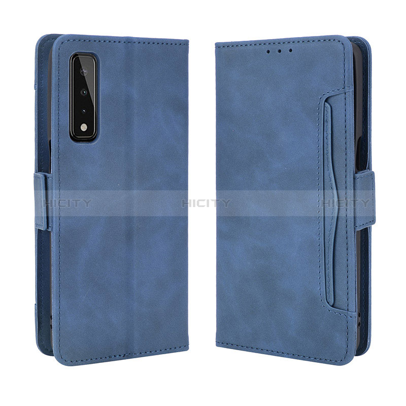 Handytasche Stand Schutzhülle Flip Leder Hülle BY6 für LG Stylo 7 Blau