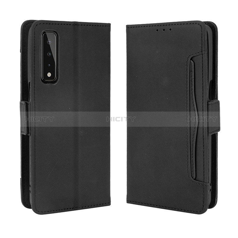 Handytasche Stand Schutzhülle Flip Leder Hülle BY6 für LG Stylo 7 Schwarz Plus