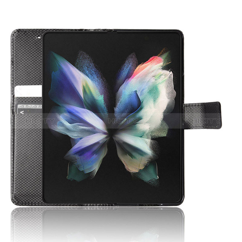 Handytasche Stand Schutzhülle Flip Leder Hülle BY6 für Samsung Galaxy Z Fold3 5G