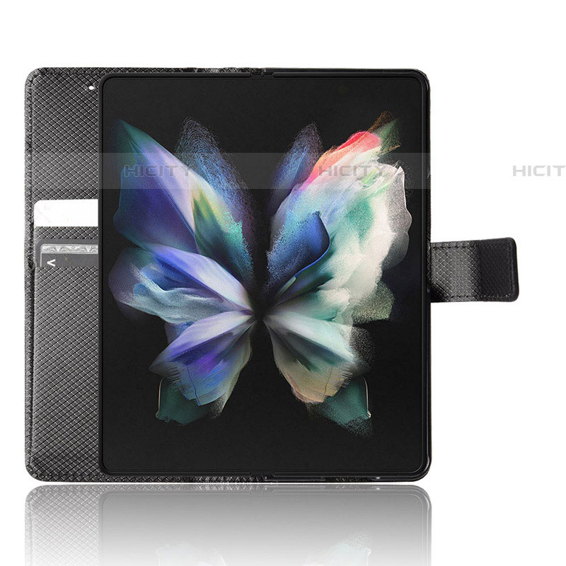 Handytasche Stand Schutzhülle Flip Leder Hülle BY6 für Samsung Galaxy Z Fold4 5G