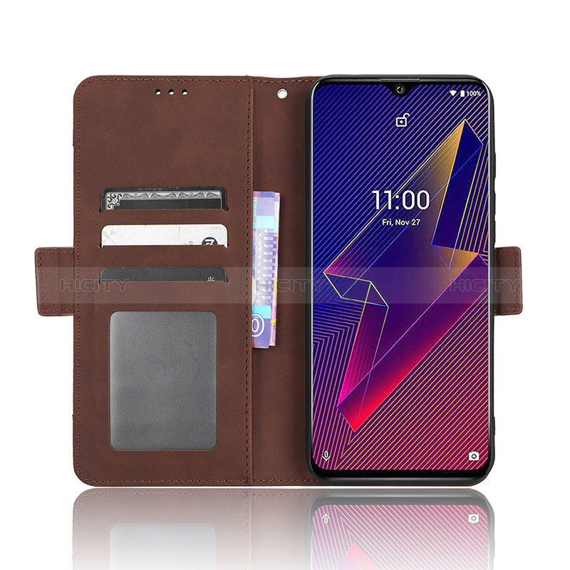 Handytasche Stand Schutzhülle Flip Leder Hülle BY6 für Wiko Power U20 groß