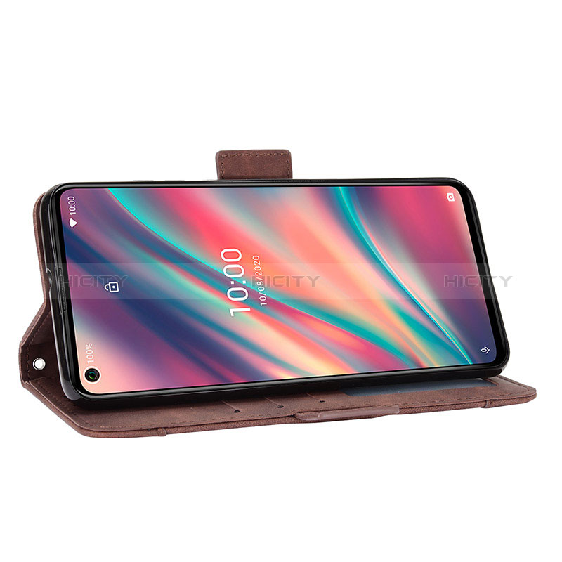 Handytasche Stand Schutzhülle Flip Leder Hülle BY6 für Wiko View5 groß