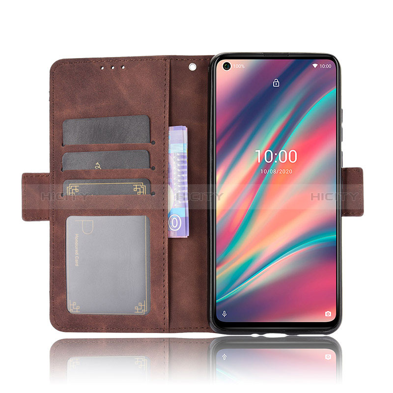 Handytasche Stand Schutzhülle Flip Leder Hülle BY6 für Wiko View5 groß