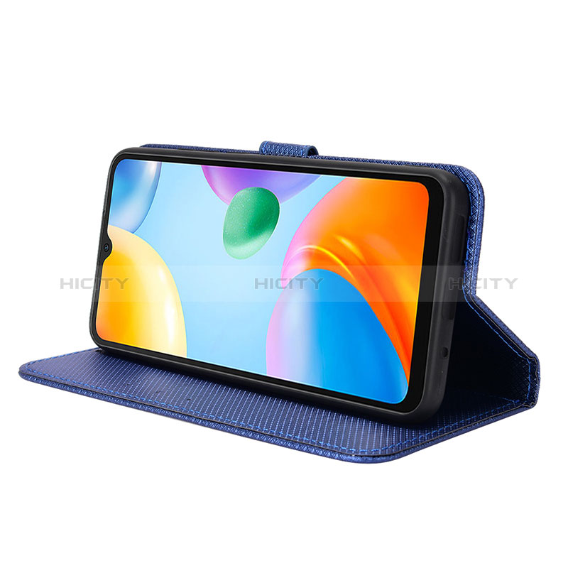 Handytasche Stand Schutzhülle Flip Leder Hülle BY6 für Xiaomi Redmi 10 India groß