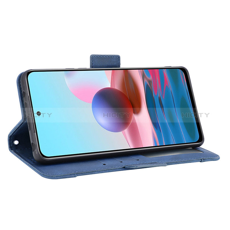 Handytasche Stand Schutzhülle Flip Leder Hülle BY6 für Xiaomi Redmi Note 10 Pro 4G groß