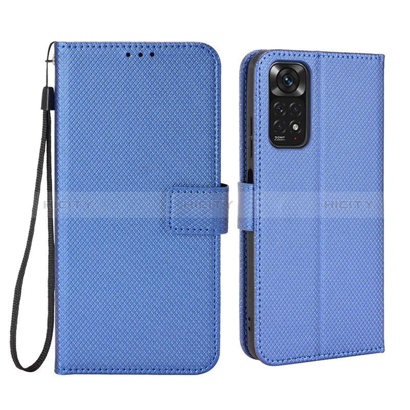 Handytasche Stand Schutzhülle Flip Leder Hülle BY6 für Xiaomi Redmi Note 11 4G (2022) Blau Plus