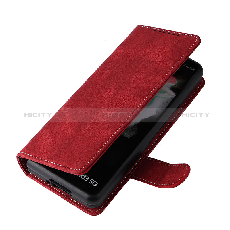 Handytasche Stand Schutzhülle Flip Leder Hülle BY7 für Samsung Galaxy Z Fold3 5G groß