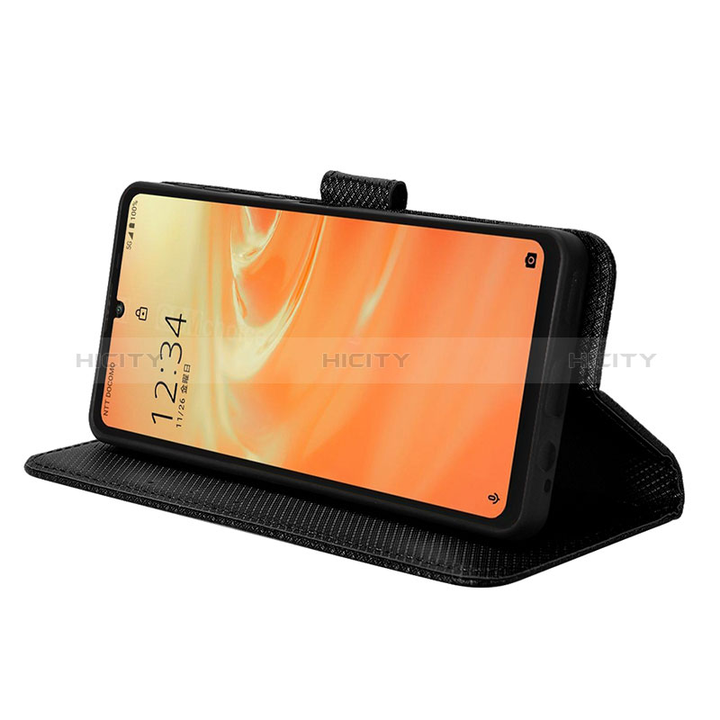 Handytasche Stand Schutzhülle Flip Leder Hülle BY7 für Sharp Aquos Sense6 groß