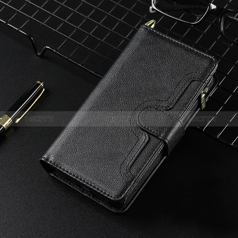Handytasche Stand Schutzhülle Flip Leder Hülle BY7 für Xiaomi Redmi 10 4G Schwarz