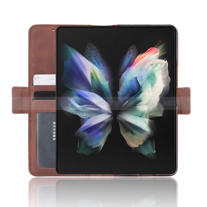 Handytasche Stand Schutzhülle Flip Leder Hülle BY9 für Samsung Galaxy Z Fold3 5G