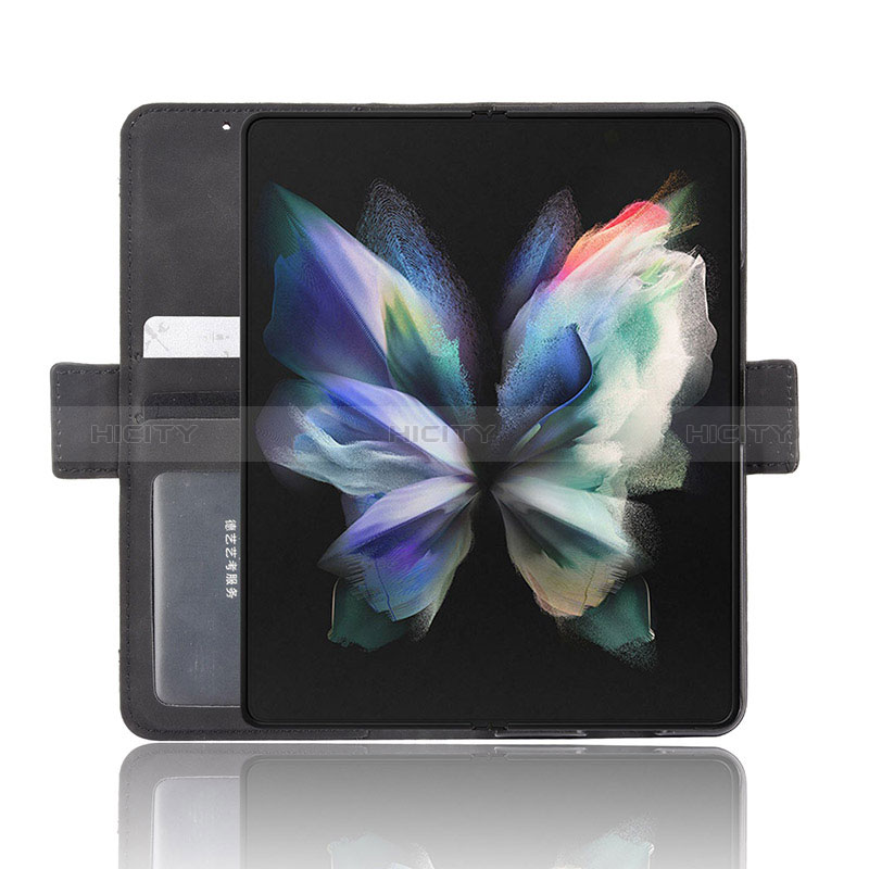 Handytasche Stand Schutzhülle Flip Leder Hülle BY9 für Samsung Galaxy Z Fold3 5G