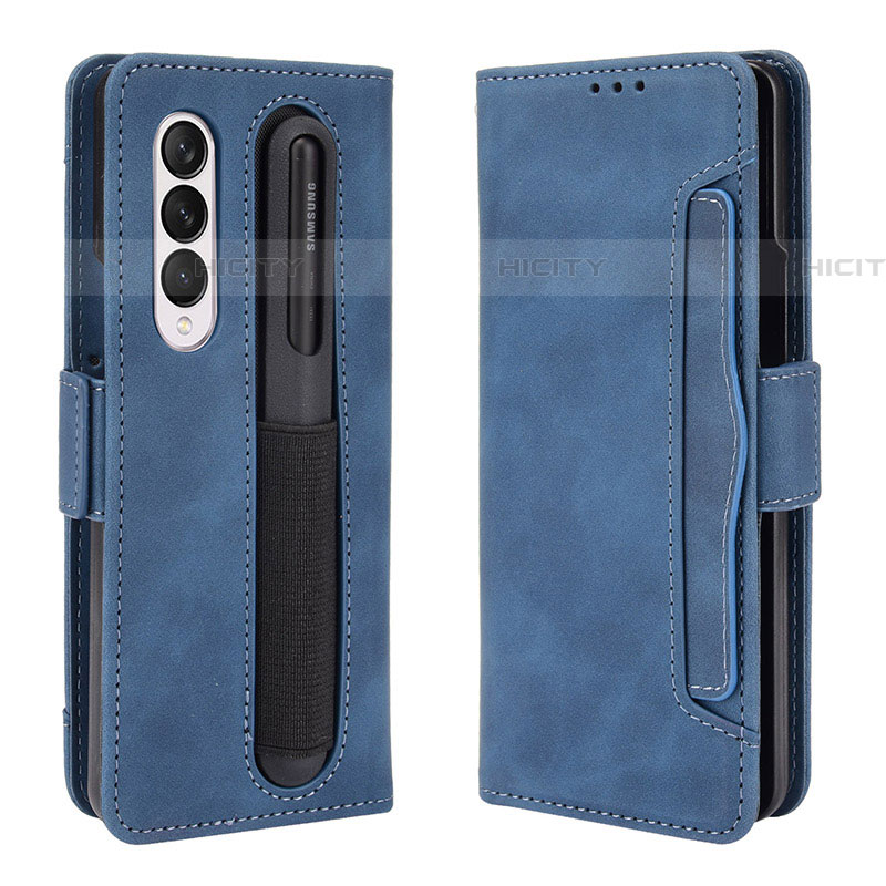 Handytasche Stand Schutzhülle Flip Leder Hülle BY9 für Samsung Galaxy Z Fold4 5G groß