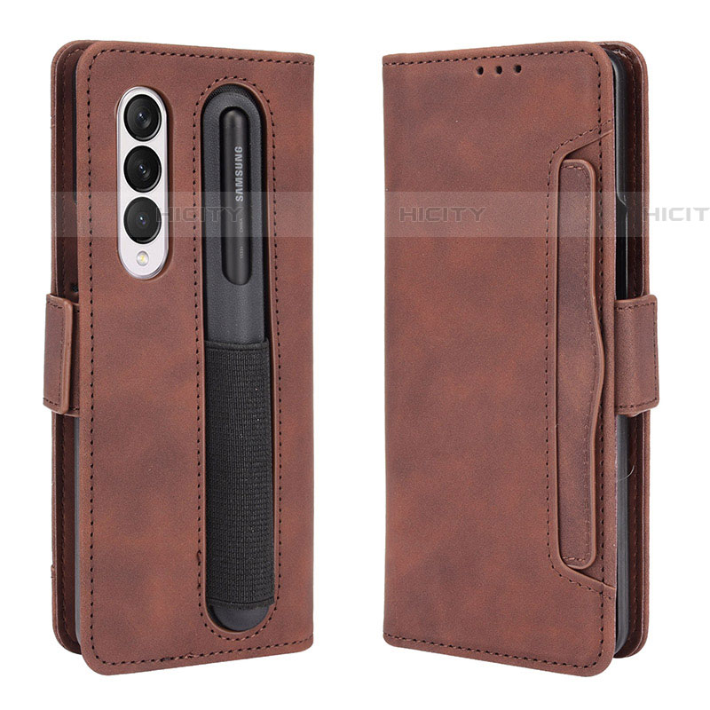 Handytasche Stand Schutzhülle Flip Leder Hülle BY9 für Samsung Galaxy Z Fold4 5G