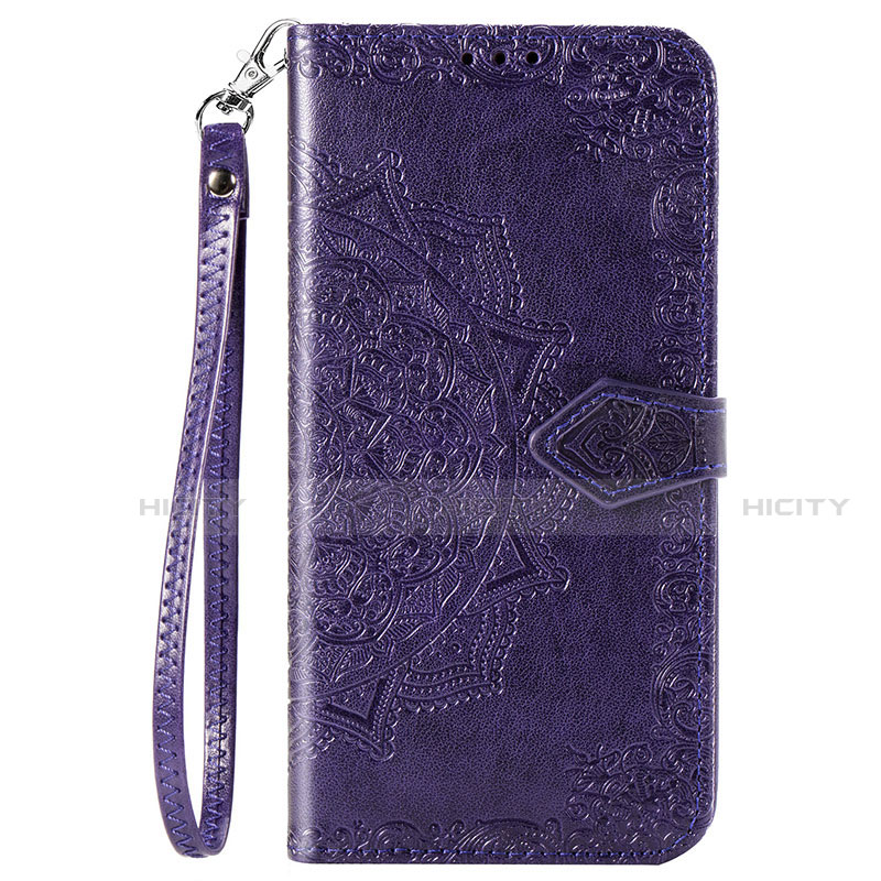 Handytasche Stand Schutzhülle Flip Leder Hülle C01 für Xiaomi Redmi Note 9 Violett