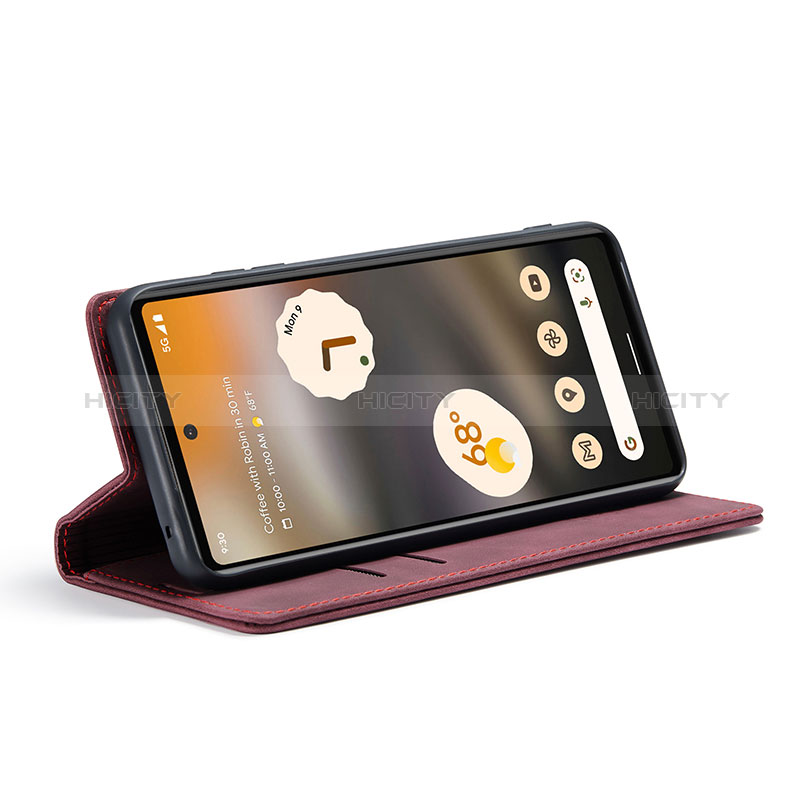 Handytasche Stand Schutzhülle Flip Leder Hülle C01S für Google Pixel 6a 5G