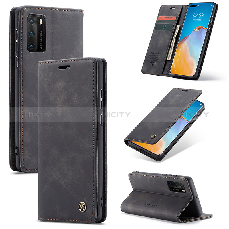 Handytasche Stand Schutzhülle Flip Leder Hülle C01S für Huawei P40