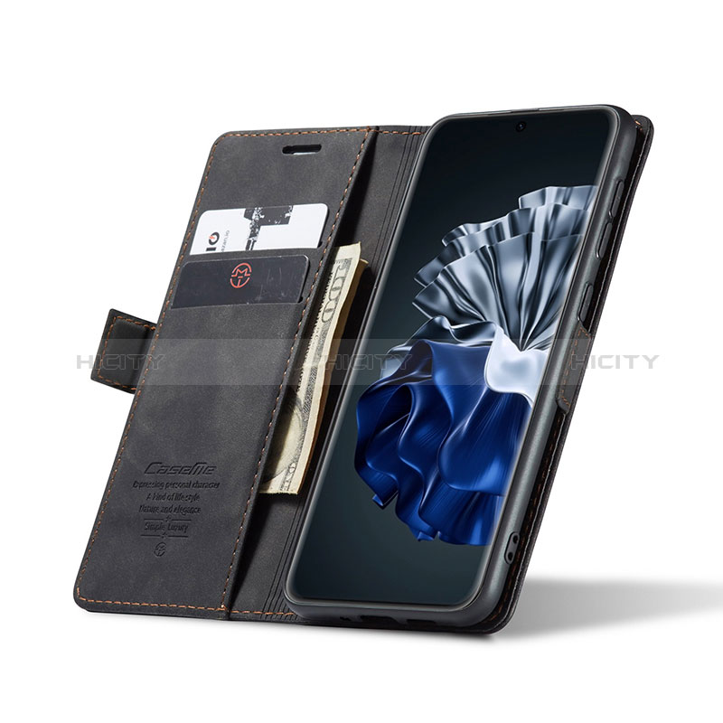 Handytasche Stand Schutzhülle Flip Leder Hülle C01S für Huawei P60