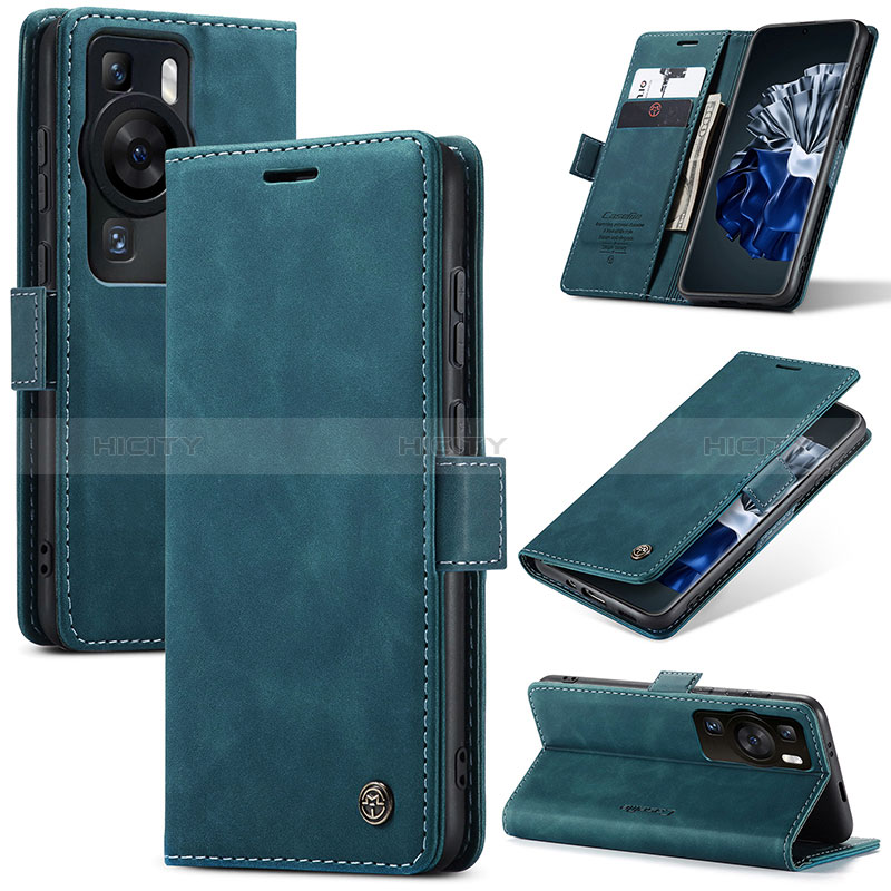 Handytasche Stand Schutzhülle Flip Leder Hülle C01S für Huawei P60 Pro groß