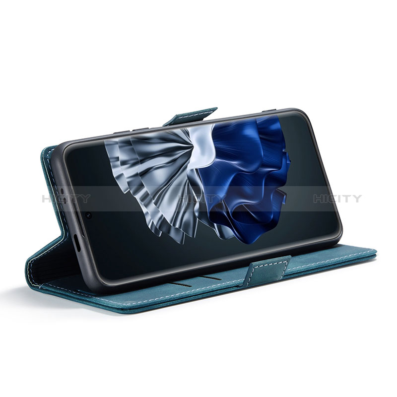 Handytasche Stand Schutzhülle Flip Leder Hülle C01S für Huawei P60 Pro