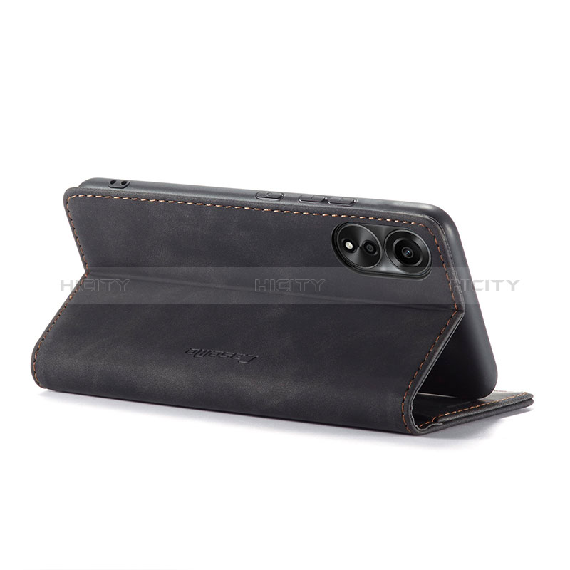 Handytasche Stand Schutzhülle Flip Leder Hülle C01S für Oppo A78 4G