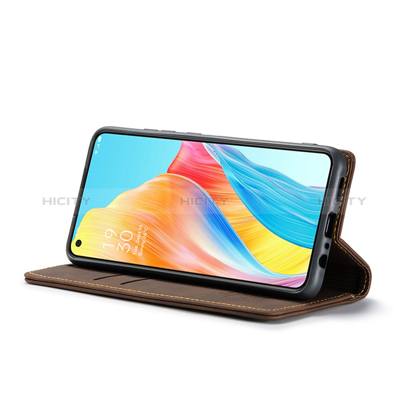 Handytasche Stand Schutzhülle Flip Leder Hülle C01S für Oppo A78 4G groß