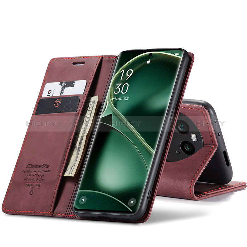 Handytasche Stand Schutzhülle Flip Leder Hülle C01S für Oppo Find X6 5G groß