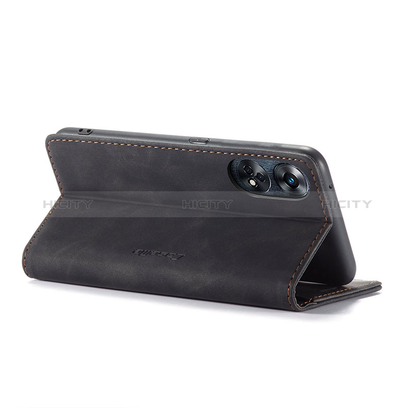 Handytasche Stand Schutzhülle Flip Leder Hülle C01S für Oppo Reno8 T 4G groß