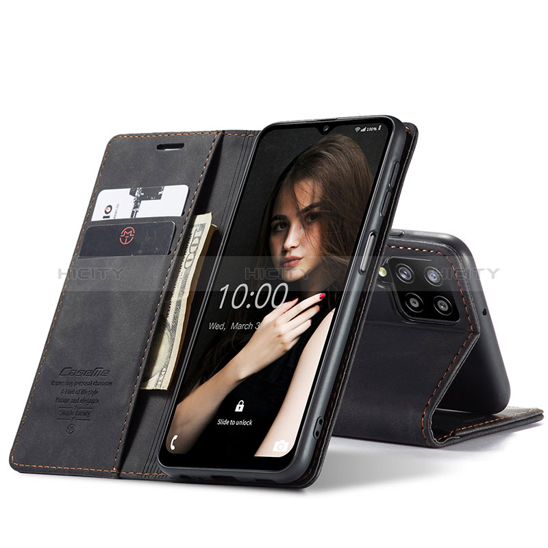 Handytasche Stand Schutzhülle Flip Leder Hülle C01S für Samsung Galaxy A12