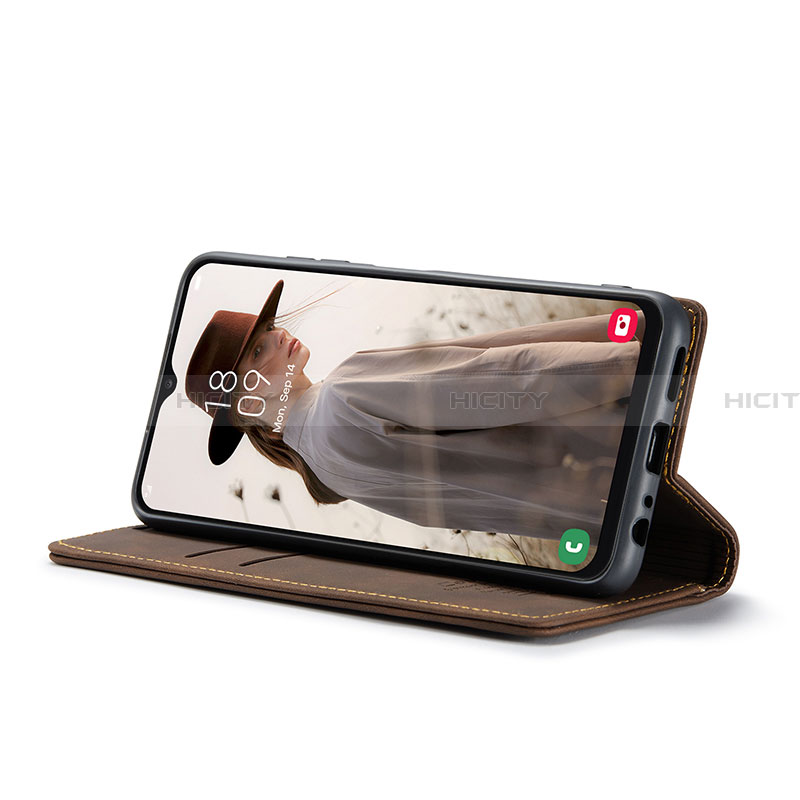 Handytasche Stand Schutzhülle Flip Leder Hülle C01S für Samsung Galaxy A13 4G groß