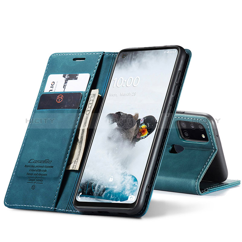 Handytasche Stand Schutzhülle Flip Leder Hülle C01S für Samsung Galaxy A21s