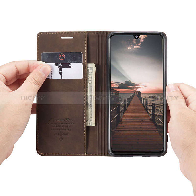 Handytasche Stand Schutzhülle Flip Leder Hülle C01S für Samsung Galaxy A31 groß