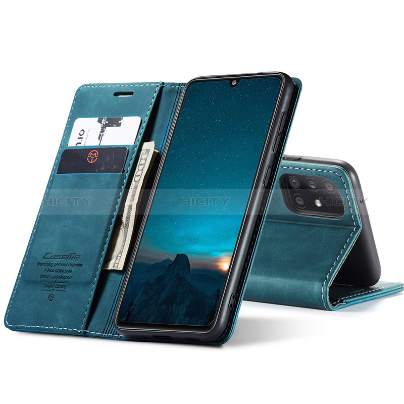 Handytasche Stand Schutzhülle Flip Leder Hülle C01S für Samsung Galaxy A31 groß