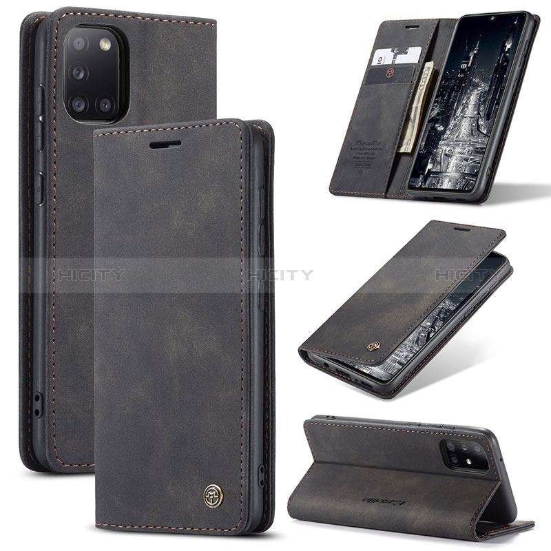 Handytasche Stand Schutzhülle Flip Leder Hülle C01S für Samsung Galaxy A31 groß