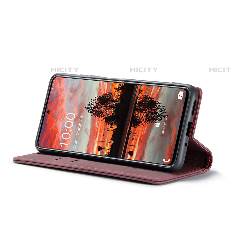 Handytasche Stand Schutzhülle Flip Leder Hülle C01S für Samsung Galaxy A33 5G groß