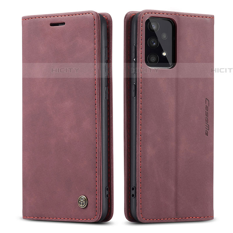 Handytasche Stand Schutzhülle Flip Leder Hülle C01S für Samsung Galaxy A33 5G Fuchsie