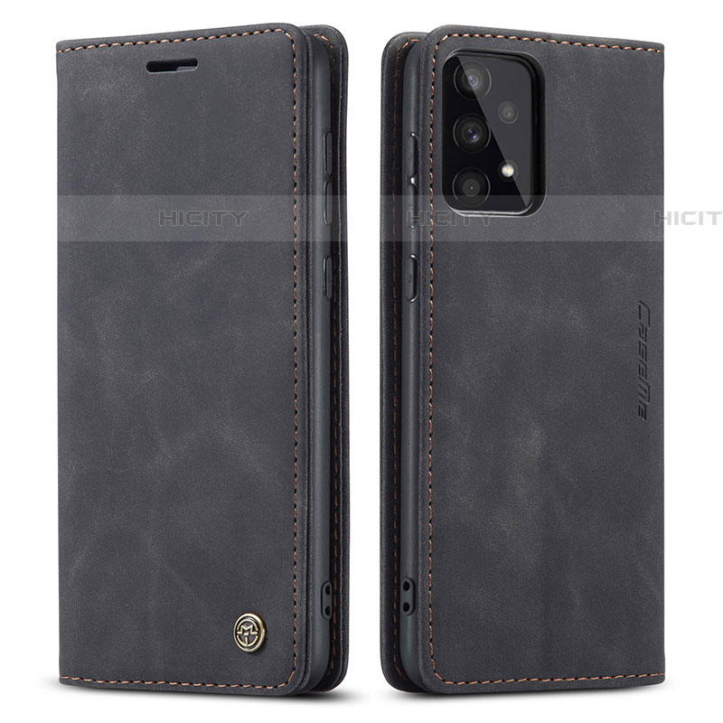 Handytasche Stand Schutzhülle Flip Leder Hülle C01S für Samsung Galaxy A33 5G Schwarz