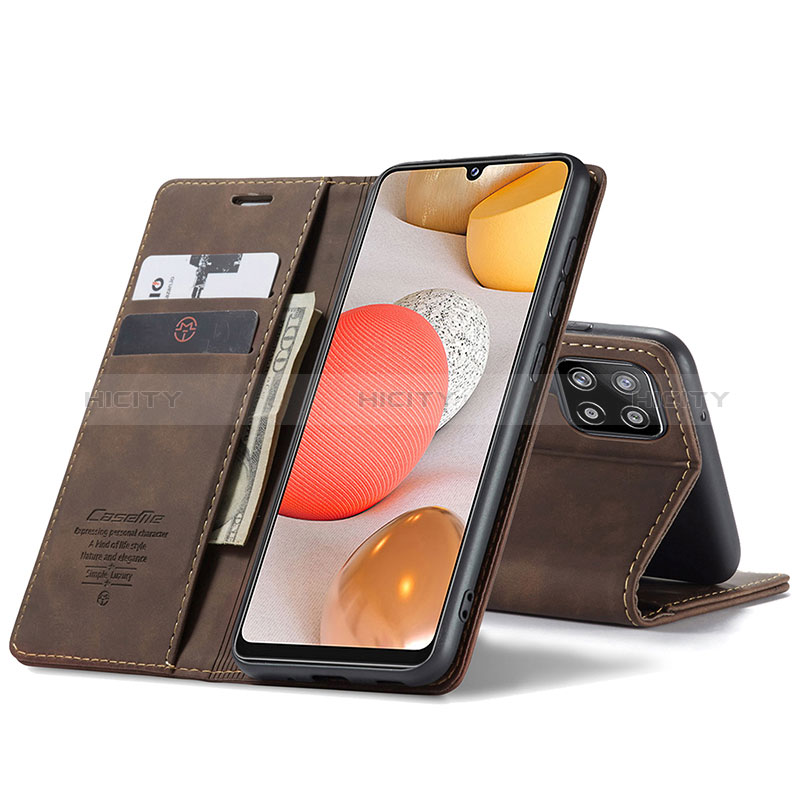 Handytasche Stand Schutzhülle Flip Leder Hülle C01S für Samsung Galaxy A42 5G groß