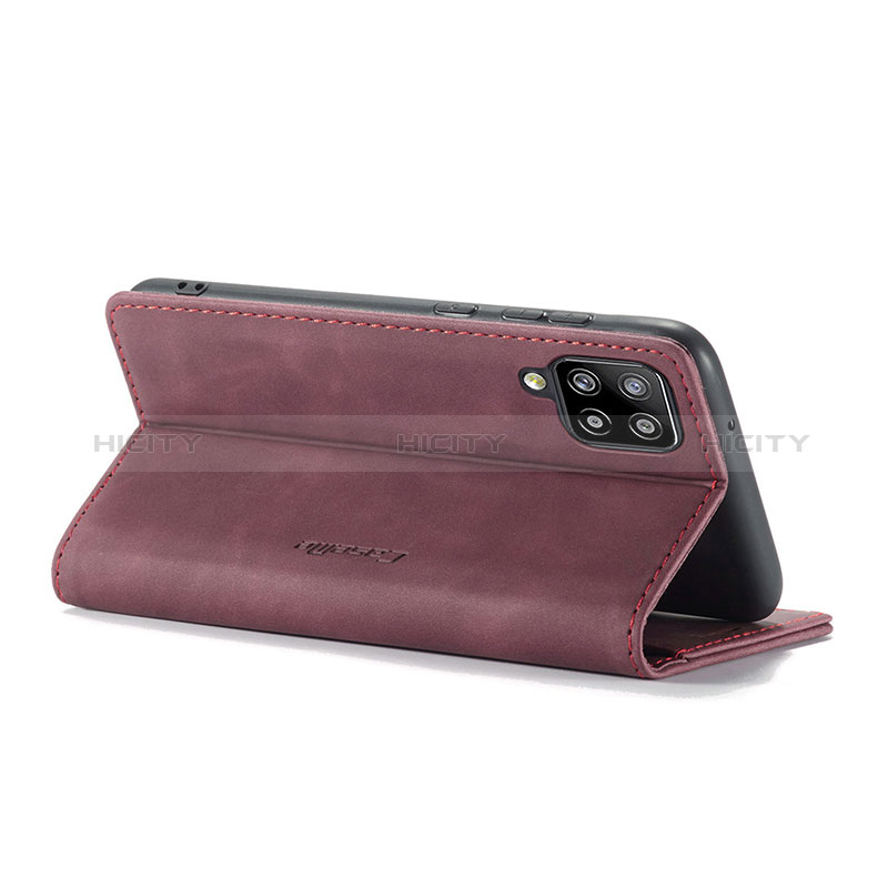 Handytasche Stand Schutzhülle Flip Leder Hülle C01S für Samsung Galaxy A42 5G groß