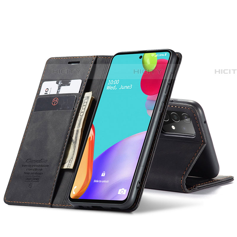 Handytasche Stand Schutzhülle Flip Leder Hülle C01S für Samsung Galaxy A52 4G groß