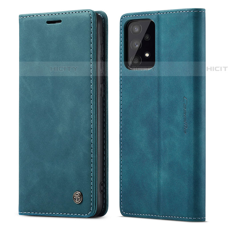 Handytasche Stand Schutzhülle Flip Leder Hülle C01S für Samsung Galaxy A53 5G Blau