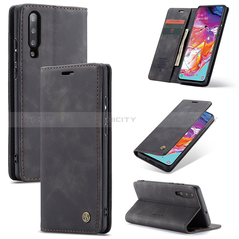 Handytasche Stand Schutzhülle Flip Leder Hülle C01S für Samsung Galaxy A70