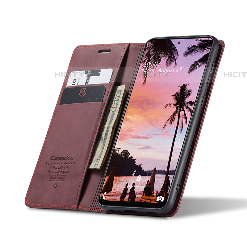 Handytasche Stand Schutzhülle Flip Leder Hülle C01S für Samsung Galaxy A72 5G groß