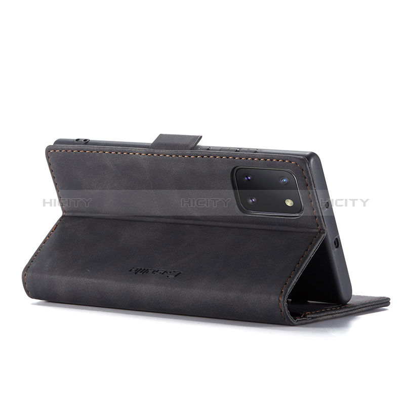 Handytasche Stand Schutzhülle Flip Leder Hülle C01S für Samsung Galaxy A81